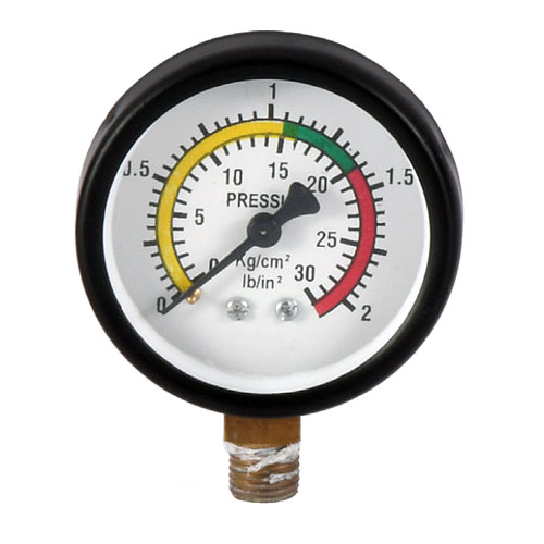 Pressure Gauge, with Colour Code